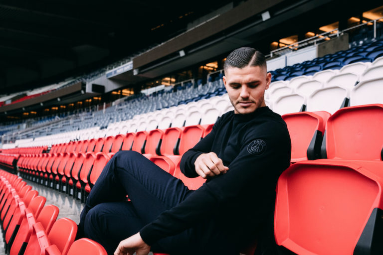 COLLECTION BOSS X PSG avec MAURO ICARDI