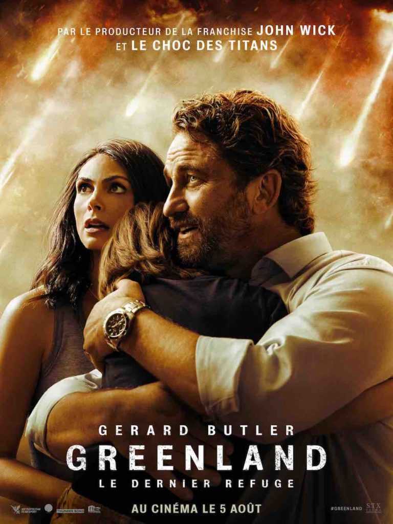 Greenland – Le dernier refuge réalisé par Ric Roman Waugh avec Gerard Butler, Morena Baccarin