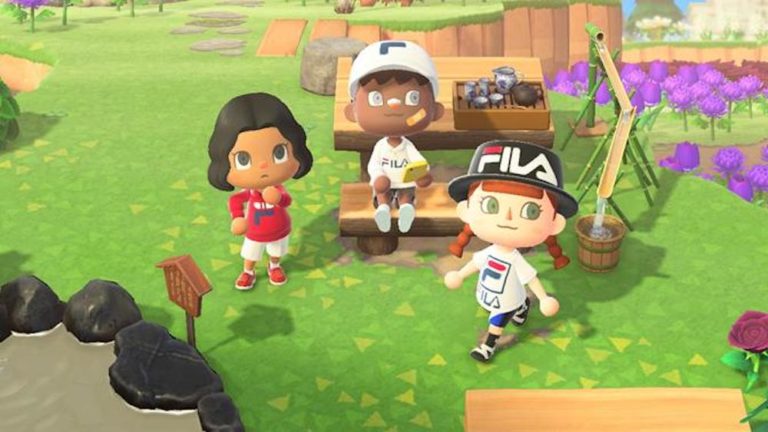 COLLECTION CAPSULE FILA x NOOK STREET MARKET SUR ANIMAL CROSSING : NEW HORIZONS