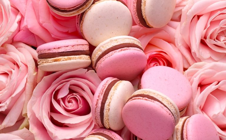 Pierre Hermé lance le livre Infiniment Macaron ainsi que le macaron végan Rose des Sables