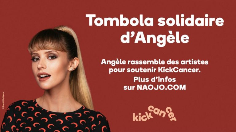 Angèle x Kick Cancer. Tombola solidaire